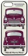 Morris Minor 2 door 1956-60 Phone Cover Vertical